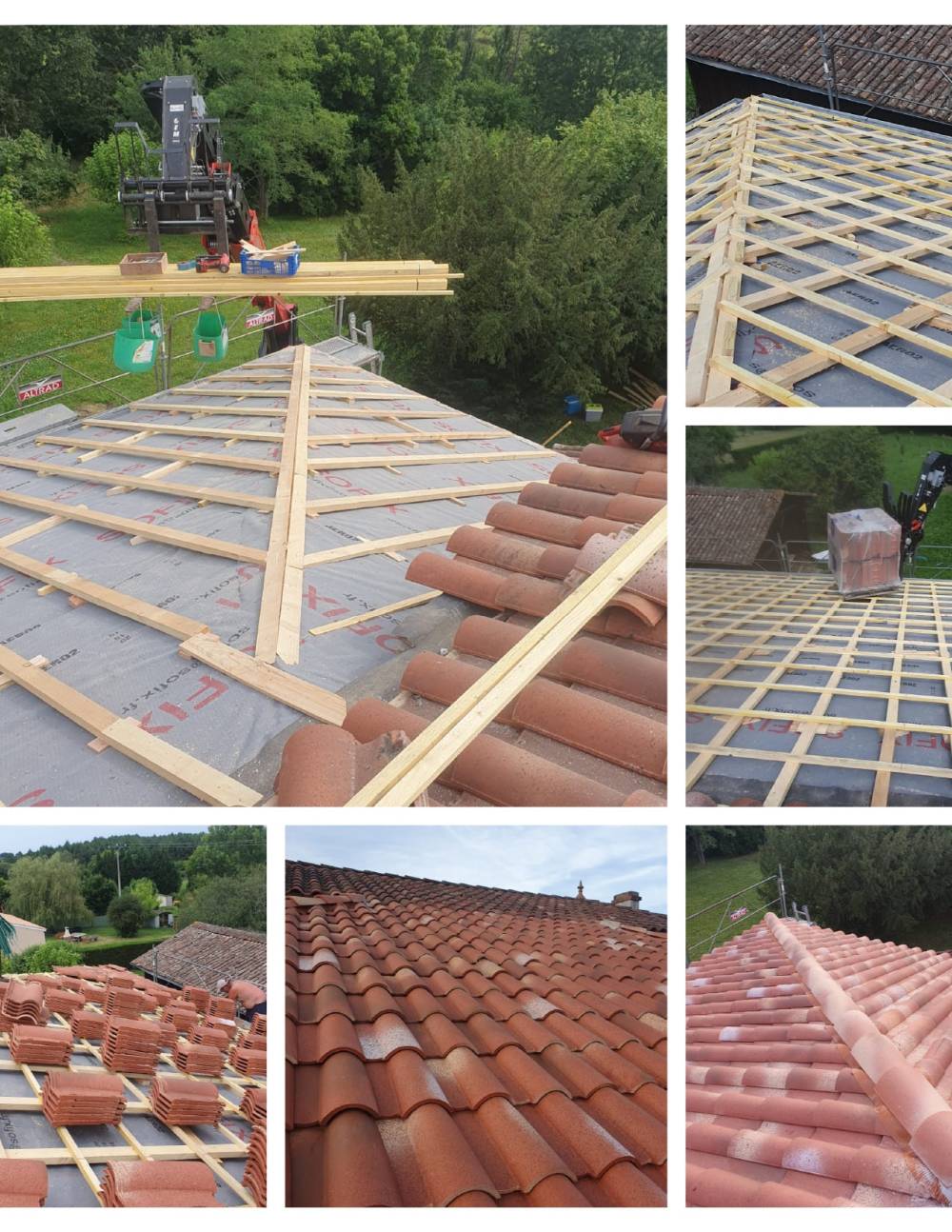 Charpente & couverture à Auros (5)